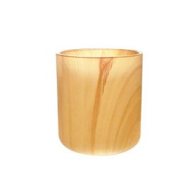 Wood Grain Vogue Candle Jar Candle Glasware