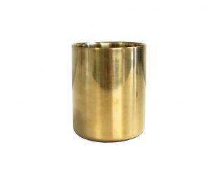 Brushed Gold Raw Metal Collection Luxury Candle Supplies
