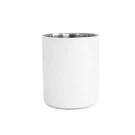 Matte White Raw Metal Collection Luxury Candle Supplies