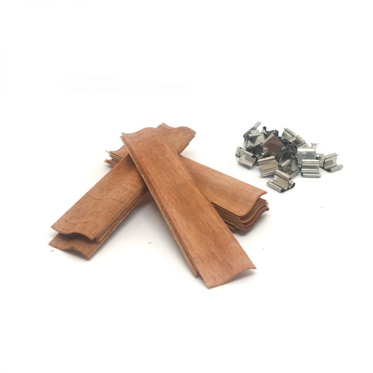 Wooden Wick - S Wood Wick - 80mmW x 100mmH (30pk) | Luxury Candle Supplies