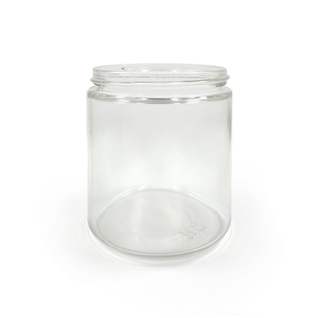 VN 600ml Twist Top Clear Jar (220F1033)(S.19) Luxury Candle Supplies