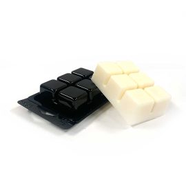 Wax Melt Clam Shells Black – Cubes (12 Cavities) - Luxury Candle Supplies