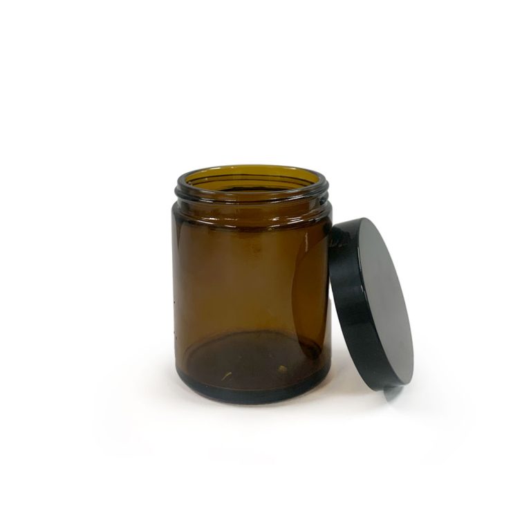Amber Glass Jars Luxury Candle Supplies