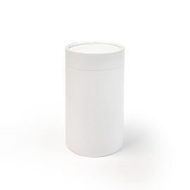 New Small Cylinder Box - White