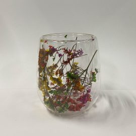Small Botanical Jar - Babysbreath Green