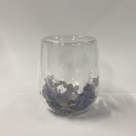 Small Botanical Jar - Hydrangea Blue