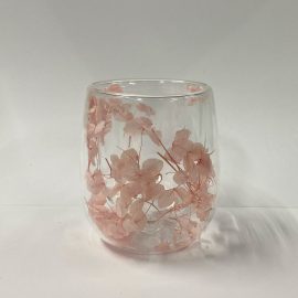 Small Botanical Jar - Hydrangea Pink