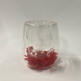Small Botanical Jar - Hydrangea Red