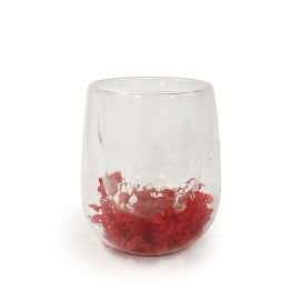 Small Botanical Jar - Hydrangea Red
