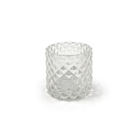 Baby Geo Jar - Clear (Jar only no lid) (17A)