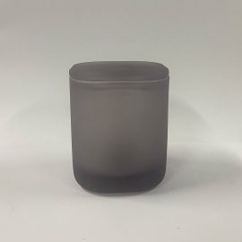 Small Cube Jar w Lids - Frosted Ice