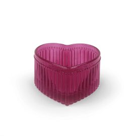 Heart Shaped Vessel - Magenta (220F2676)