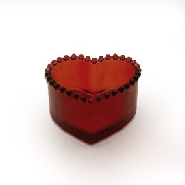Heart Shaped Vessel - Bright Red (2202400260)