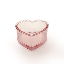 Heart Shaped Vessel - Transparent Pink (2202400259)