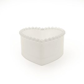 Heart Shaped Vessel - Milky White (2202400261)