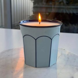 VN Latte Glazed Ceramic Jar - Blue (2212400122)