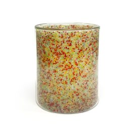 Large Double Walled Glitter Jar - Iridescent