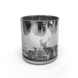 Medium Vogue Jar - Christmas Cheer Silver