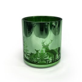 Medium Vogue Jar - Christmas Cheer Green