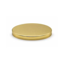 Large 98mm Metal lid w Silicone Seal - Shiny Gold