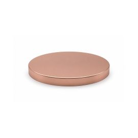 Large 98mm Metal lid w Silicone Seal - Shiny Rose Gold