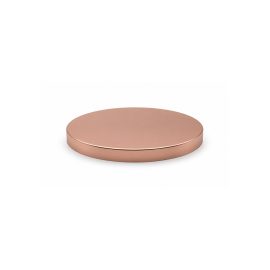 Medium 86mm Metal lid w Silicone Seal - Shiny Rose Gold
