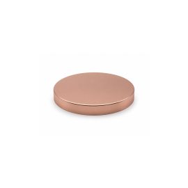 Small 83mm Metal lid w Silicone Seal - Shiny Rose Gold