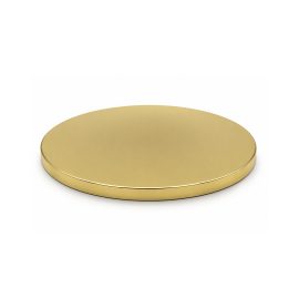 Wide 193mm Metal lid w Silicone Seal - Shiny Gold