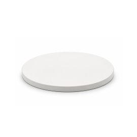 Wide 193mm Metal lid w Silicone Seal - Matte White